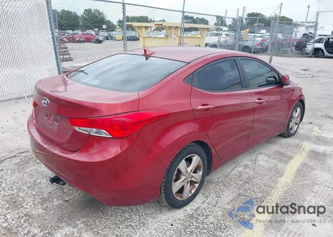 2013 Hyundai Elantra Gls z USA, uszkodzony, nr VIN 5NPDH4AE6DH440227
